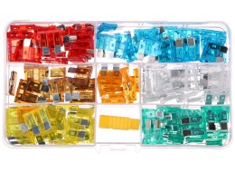 Juego de fusibles automotrices tipo cuchilla MECHANIC FUSE SET 1, 5-30A, 120 uds