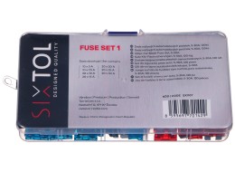 Juego de fusibles automotrices tipo cuchilla MECHANIC FUSE SET 1, 5-30A, 120 uds