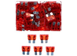 Juego de fusibles de cuchilla para automóviles MECHANIC FUSE SET 10A, 100 unidades