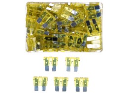Juego de fusibles de cuchilla para automóviles MECHANIC FUSE SET 20A, 100 unidades