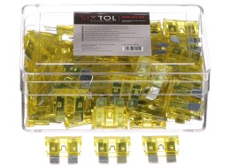 Juego de fusibles de cuchilla para automóviles MECHANIC FUSE SET 20A, 100 unidades