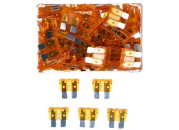 Juego de fusibles de cuchilla para automóviles MECHANIC FUSE SET 5A, 100 unidades