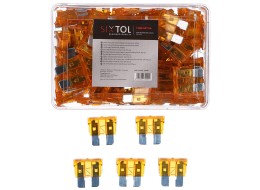 Juego de fusibles de cuchilla para automóviles MECHANIC FUSE SET 5A, 100 unidades