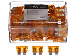 Juego de fusibles de cuchilla para automóviles MECHANIC FUSE SET 5A, 100 unidades