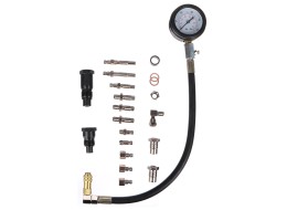 Juego para probar la presión de cilindros de motores diésel MECHANIC ENGINE TESTER 21, 0-70 bar, 21