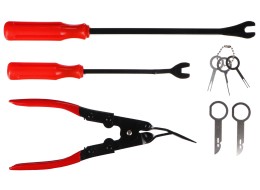 Juego multifuncional para desmontaje de tapicería e interior MECHANIC TRIM SET 19, 19 piezas