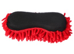 Esponja para lavado de coche CAR DETAILING WASH 1, 24 x 12,5 x 6 cm, negro-rojo