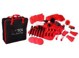 Juego multifuncional de herramientas para la limpieza y lavado del coche CAR DETAILING 33, 33 piezas