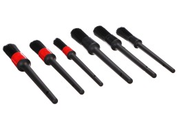 Juego de cepillos de precisión para limpiar el coche CAR DETAILING BRUSH 6, 6 piezas
