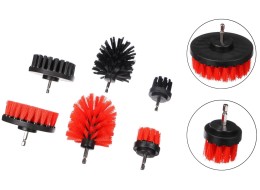 Juego de cepillos para taladro para limpieza del coche CAR DETAILING DRILL BRUSH 6, 6 piezas