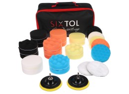 Juego de almohadillas/esponjas de pulido con soportes para limpieza de coches CAR DETAILING PAD 30,