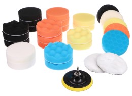 Juego de almohadillas/esponjas de pulido con soportes para limpieza de coches CAR DETAILING PAD 30,