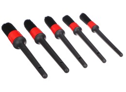 Juego de 5 cepillos de precisión suaves para limpieza del coche CAR DETAILING BRUSH 5 SOFT, 5 piezas