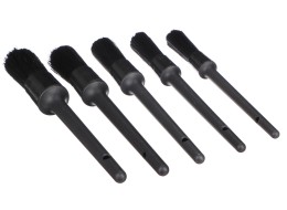 Juego de 5 cepillos de precisión duros para limpieza del coche CAR DETAILING BRUSH 5 HARD, 5 piezas