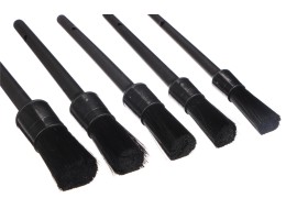 Juego de 5 cepillos de precisión duros para limpieza del coche CAR DETAILING BRUSH 5 HARD, 5 piezas