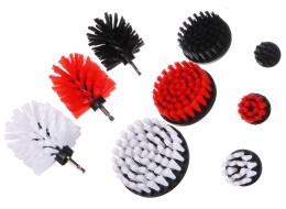 Juego de cepillos para taladro para la limpieza de coches CAR DETAILING DRILL BRUSH 9, 9 unidades