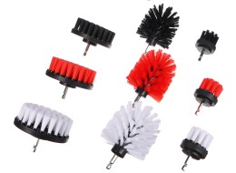 Juego de cepillos para taladro para la limpieza de coches CAR DETAILING DRILL BRUSH 9, 9 unidades