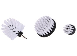Juego de cepillos para taladro para limpieza del coche CAR DETAILING DRILL BRUSH 3 SOFT, 3 piezas