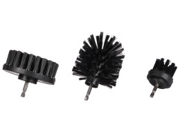 Juego de cepillos para taladro para limpieza de coche CAR DETAILING DRILL BRUSH 3 HARD, 3 piezas