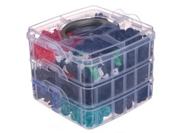 Juego de grapas, clips y pasadores para tapicería de vehículos MECHNIC TRIM CLIP SET 700