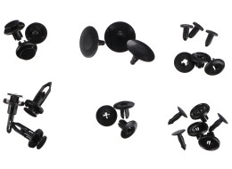 Juego de grapas, clips y pasadores para tapicería de vehículos MECHNIC TRIM CLIP SET 700