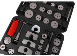 Compresor de pistones de freno MECHANIC BRAKE SET BLACK 35, juego de 35 piezas