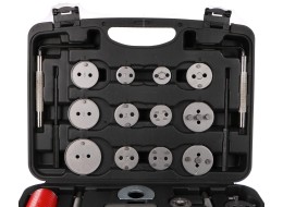Compresor de pistones de freno MECHANIC BRAKE SET BLACK 35, juego de 35 piezas