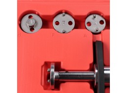 Compresor neumático para pistones de freno MECHANIC BRAKE SET PNEU 16, juego de 16 piezas