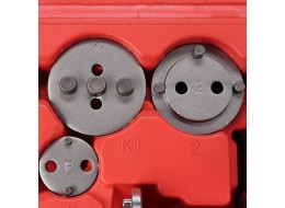 Compresor neumático para pistones de freno MECHANIC BRAKE SET PNEU 23, juego de 23 piezas