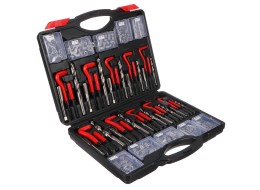 Juego de reparación de roscas MECHANIC THREAD SET 261, M5 - M12, 1/4UNC-1/2UNC, 261 piezas