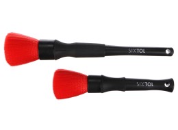 Juego de pinceles de precisión para la limpieza del coche CAR DETAILING BRUSH 2 BASIC, 2 uds