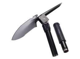 Pala plegable con pico CAR SHOVEL 1, en funda