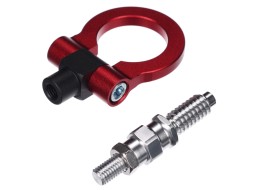 Ojo de remolque CAR TOW HOOK 2, rojo