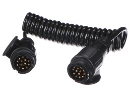 Cable espiral de conexión para la clavija del enganche TRAILER CABLE 4, 13-13 pines, 3 m