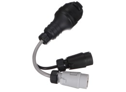 Adaptador de cable para la toma del enganche TRAILER CABLE 5, de 13 pines a 7 pines N+S, 35 cm