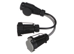 Reducción de cable de la clavija del enganche TRAILER CABLE 6, de 13pin a 7pin N+S, 35cm