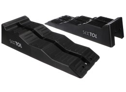 Rampas de acceso para coche MECHANIC CAR RAMP 4T, 2 uds, negro