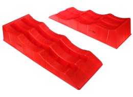 Rampas de acceso para coche MECHANIC CAR RAMP 5T, 2 uds, rojo