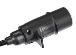 Cable espiral de conexión 7 pines tipo S TRAILER CABLE 10, enchufe de plástico, 24V, 3,5m
