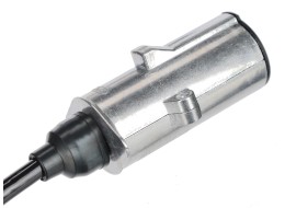 Cable espiral de conexión 7 pines tipo N TRAILER CABLE 13, clavija metálica, 24V, 3,5m