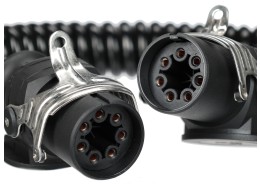 Cable en espiral de conexión EBS 7pin TRAILER CABLE 14, 24V, 3,5m