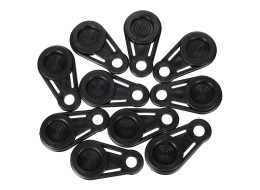 Juego de soportes con anilla para fijar lonas TRAILER TARP HOOK SET 1, 10 uds
