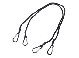Correas de sujeción elásticas/gomas CARGO CORD CARABINER 100, 100 cm, 2 uds