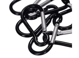 Mosquetones para correas de sujeción/gomas elásticas CARGO CORD, 10 uds - pieza de repuesto