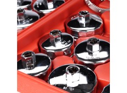 Juego de llaves de vaso para filtros de aceite MECHANIC OIL WRENCH 16, 16 piezas