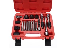 Juego para montaje y desmontaje de poleas de alternador MECHANIC PULLEY SET 2, 18 piezas