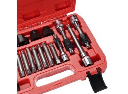 Juego para montaje y desmontaje de poleas de alternador MECHANIC PULLEY SET 2, 18 piezas
