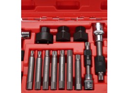 Juego para montaje y desmontaje de poleas de alternador MECHANIC PULLEY SET 2, 18 piezas