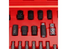 Juego para montaje y desmontaje de poleas del alternador MECHANIC PULLEY SET 4, 30 piezas