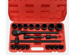 Juego de vasos con carraca MECHANIC WRENCH SET 2, de uso intensivo, 21 piezas
